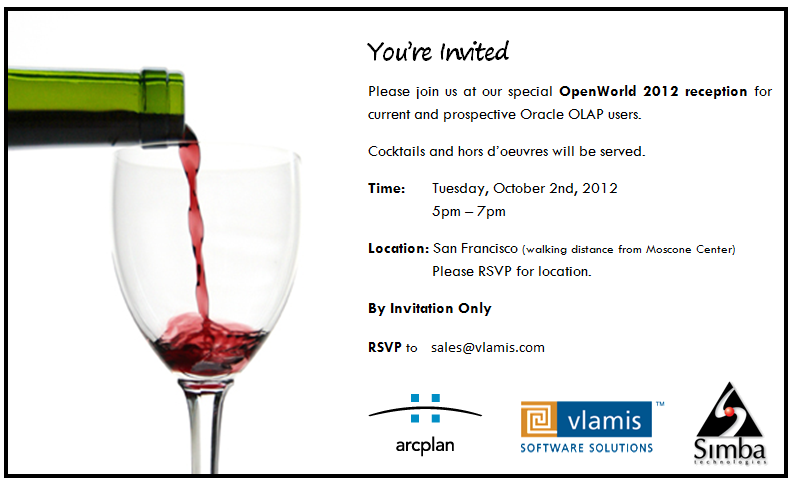Read more about the article Vlamis Co-hosting Oracle OpenWorld Reception