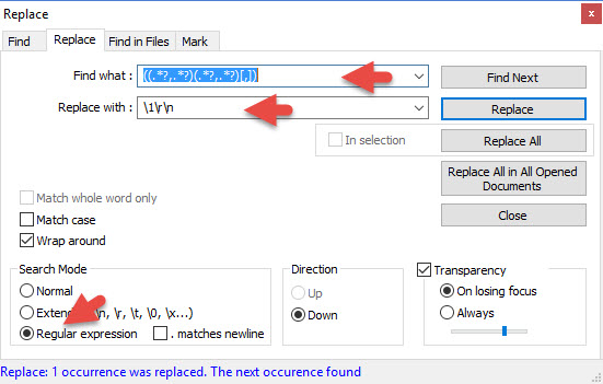 Notepad++: Positional Insert (automatic padding) - Super User